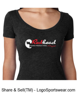 Women's Scoop Neck T-shirt Design Zoom